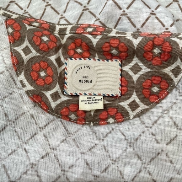 Anthropologie 9-H15 Multi Print Sleeveless Top Size Medium - Picture 3 of 4